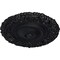 Ekena Millwork Marseille Ceiling Medallion (Fits Canopies up to 7 3/8"), Hand-Painted Steel Gray, 21"OD x 2"P CM21MASGS - alternate 2